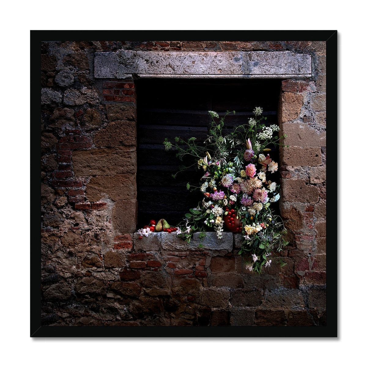 Pienza Dawn Framed Art Print